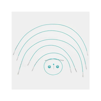 Lanko Purple k výměnným kruhovým jehlicím KnitPro