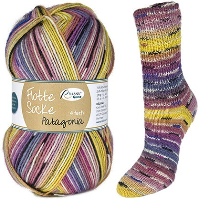Příze Flotte Socke 4-fach Patagonia, col.1652, 100g