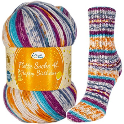 Příze Flotte Socke 4-fach Happy Birthday, col.1703, 100g
