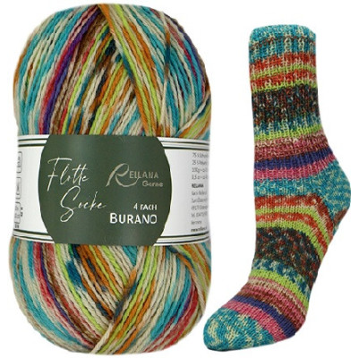 Vysoce kvalitní ponožková příze, veselé barevné kombinace dokonale lad