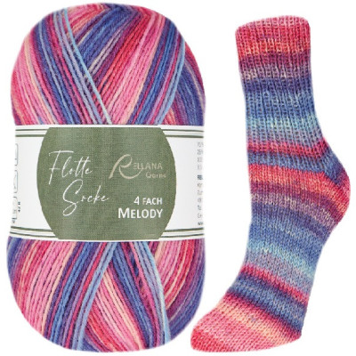 Příze Flotte Socke 4-fach Melody, col.3020, 100g