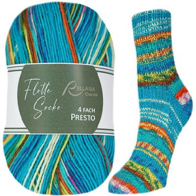 Příze Flotte Socke 4-fach Presto, col.3050, 100g