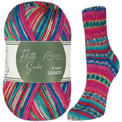 Příze Flotte Socke 4-fach Legato, col.3060, 100g