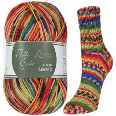 Příze Flotte Socke 4-fach Legato, col.3062, 100g