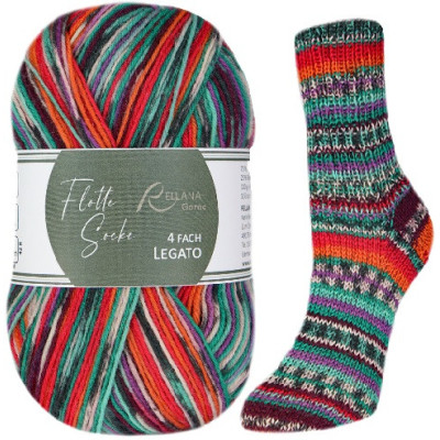 Příze Flotte Socke 4-fach Legato, col.3064, 100g