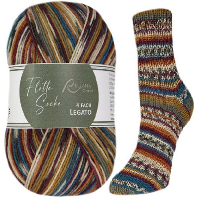 Příze Flotte Socke 4-fach Legato, col.3065, 100g