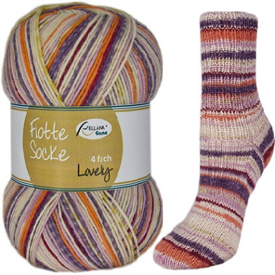Příze Flotte Socke 4-fach Lovely, col.1743, 100g