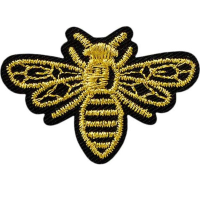 Nažehlovačka Včela zlatá 4 x 2,8 cm Monoquick