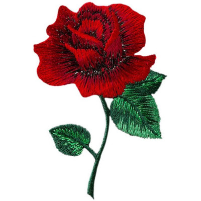 Nažehlovačka Rudá růže 5,5 x 6,5 cm Monoquick