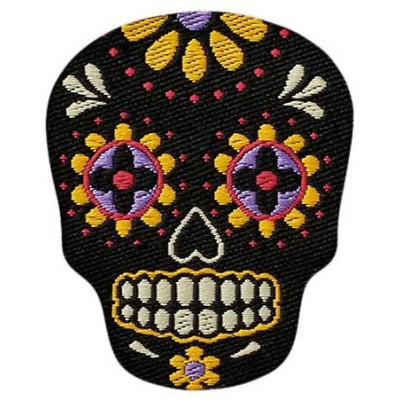 Nažehlovačka Lebka Los Muertos 3,6 x 3 cm Monoquick