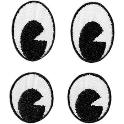 Nažehlovačka Dva páry očí 2 x 2,5 cm a 2 x 3 cm Monoquick