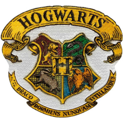 Nažehlovačka Harry Potter© Bradavice školní znak 6,3 x 5,7 cm Monoquic