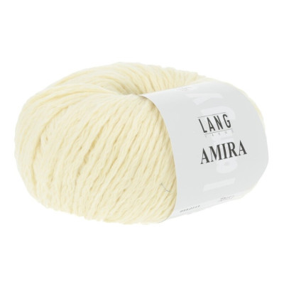 Příze Amira 0113 vanilková žlutá LANG YARNS