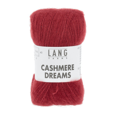 Příze Cashmere Dreams 0060 červená LANG YARNS