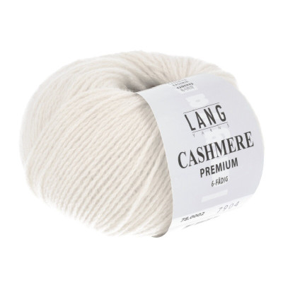 Příze Cashmere Premium 0002 bílá off white LANG YARNS