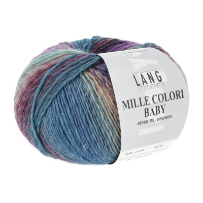 Příze Mille Colori Baby, Superwash 0208 LANG YARNS
