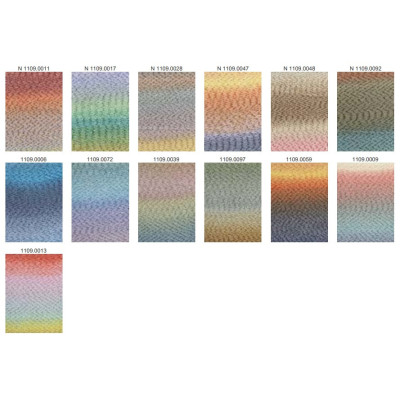 Objemná bavlněná pletací příze Amira LANG YARNS, 93% bavlna 7% polyami