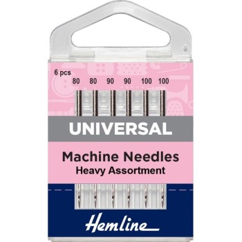 Jehly do šicího stroje univerzální 80-100 5 ks Hemline, VO balení 5 ka
