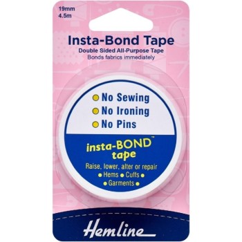 Pomocná oboustranná lepící páska 4,5 m Insta-BOND Hemline, VO balení 5