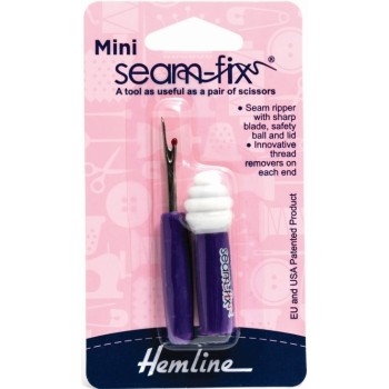 Páradlo a opravovač švů Seam-fix Mini Hemline, VO balení 5 karet