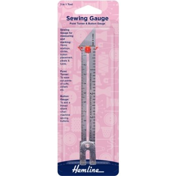 Měřidlo na šití a pletení Hemline, VO balení 5 karet