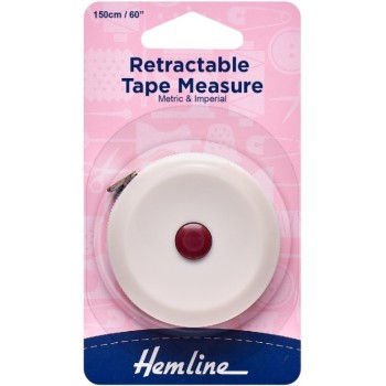 Svinovací metr 150 cm Hemline, VO balení 5 karet