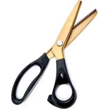 Entlovací nůžky 23,5 cm zlaté Hemline Gold, VO balení 3 karty