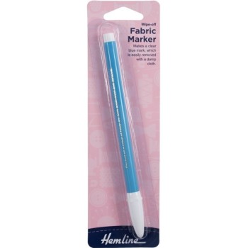 Vodou rozpustný značkovač modrý Hemline, VO balení 5 karet