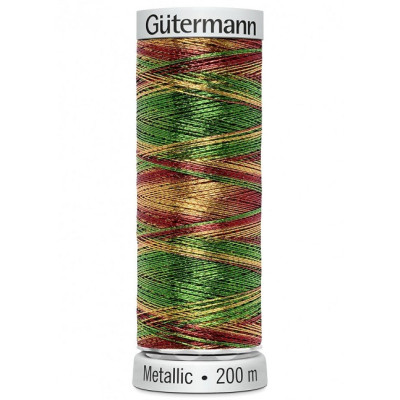 Artikl 709760 Metallic nit na strojní vyšívání Gütermann 200 m, karton