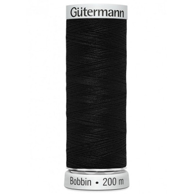 Artikl 709824 Bobbin 200m spodní nit na strojní vyšívání Gütermann, ka