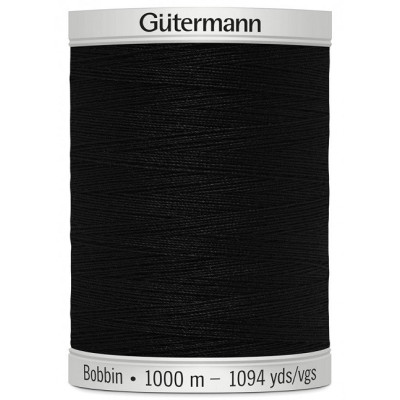 Artikl 709840 Bobbin 1000m spodní nit na strojní vyšívání Gütermann, k