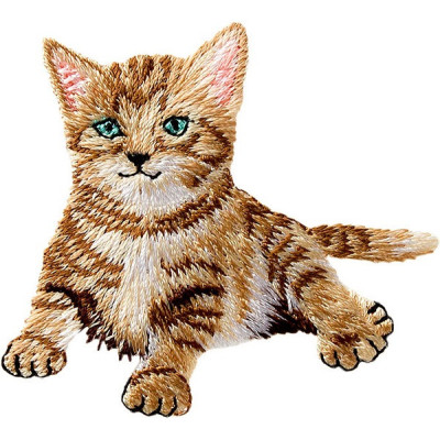 Nažehlovačka Mourovatá kočička 6 x 5,5 cm Monoquick