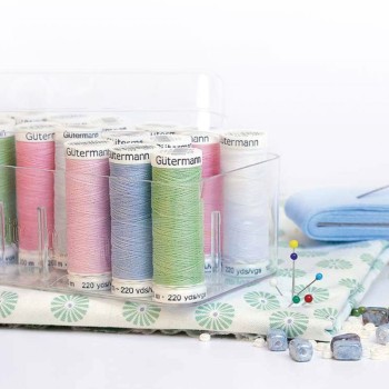 Plastový box na nitě (27 špulek) Gütermann