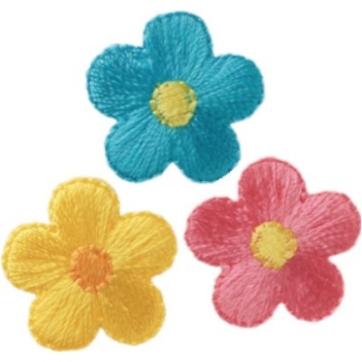 Nažehlovačka Barevné květy 2,2 x 2,2 cm Monoquick