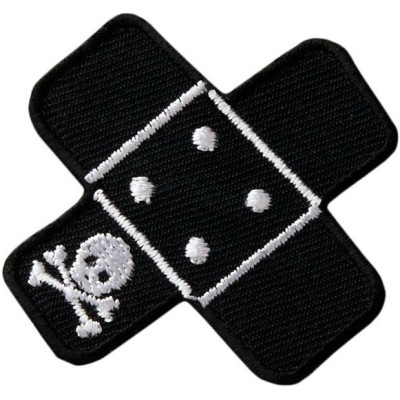 Nažehlovačka Pirátská záplata 5 x 5 cm Monoquick