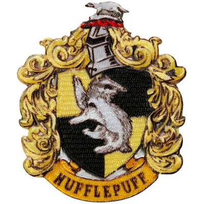 Nažehlovačka Harry Potter© Mrzimor kolejní znak 6,8 x 8 cm Monoquick