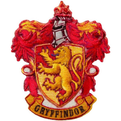 Nažehlovačka Harry Potter© Nebelvír kolejní znak 6,3 x 8 cm Monoquick