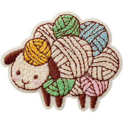 Nažehlovačka Ovečka s klubíčky 4,3 x 5,2 cm Monoquick