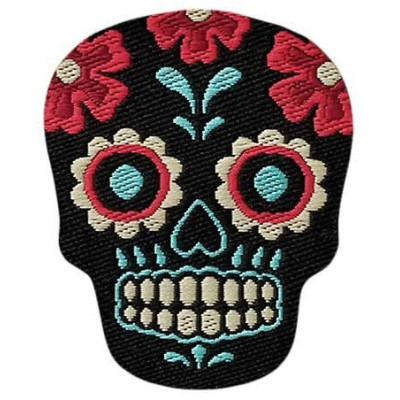 Nažehlovačka Lebka Los Muertos 3,6 x 3 cm Monoquick