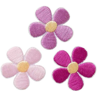 Nažehlovačka Růžové květy 2,6 x 2,6 cm Monoquick