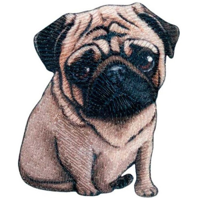 Nažehlovačka Pejsek Mops 5,1 x 4 cm Monoquick