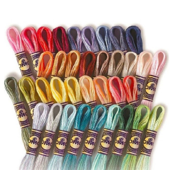 Artikl DMC 417 melírovaná vyšívací příze Color Variations 100% bavlna,