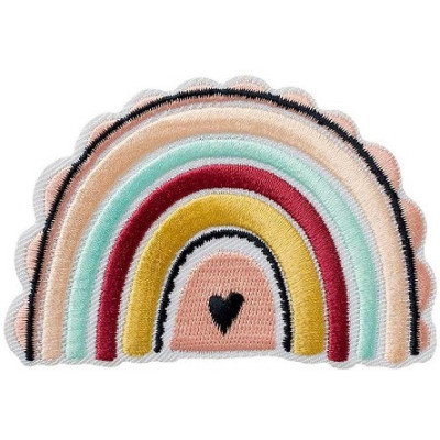 Artikl 10600 Nažehlovačka Duha se srdíčkem 5,8 x 8,6 cm Monoquick, VO