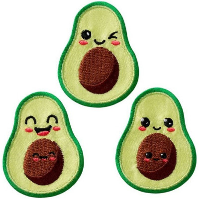 Artikl 18162 Nažehlovačka Avokáda 5,3 x 4,1 cm Monoquick, VO balení 3