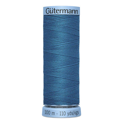 Gütermann Silk S 303 – hedvábná šicí nit No. 100, 100 % hedvábí, 100 m