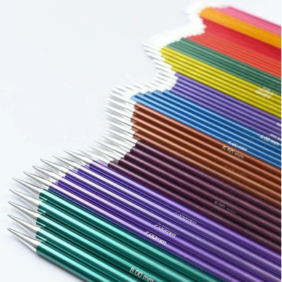 KnitPro Zing ponožkové jehlice délka 20 cm, VO balení 3 ks