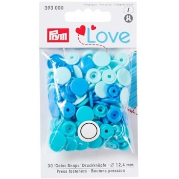 Patentky kulaté "Color Snaps" (30 ks) PRYM Love