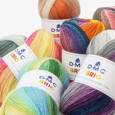 DMC Brio 100g, vícebarevná příze na pletení a háčkování