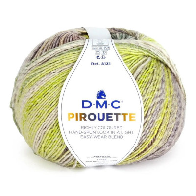 Artikl 8131 DMC Pirouette 200g, vícebarevná příze na pletení a háčková