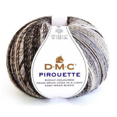 Artikl 8131 DMC Pirouette 200g, vícebarevná příze na pletení a háčková